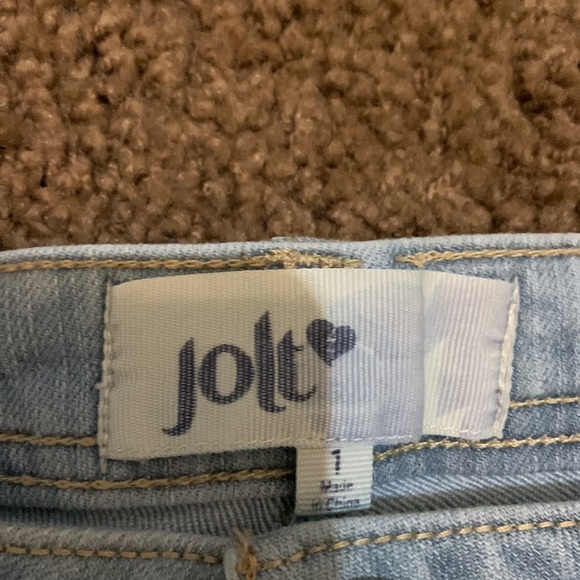 Jolt distressed denim shorts Sz 1 - Picture 2 of 2